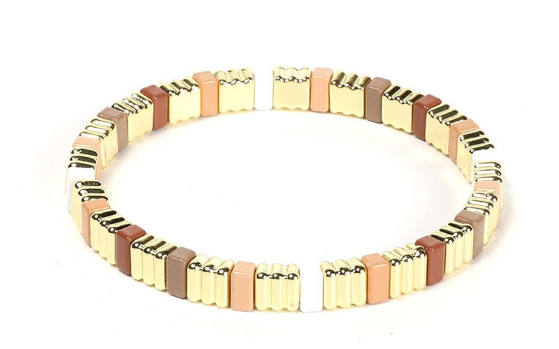 I'm Dutch naturel enamel damesarmband Finn