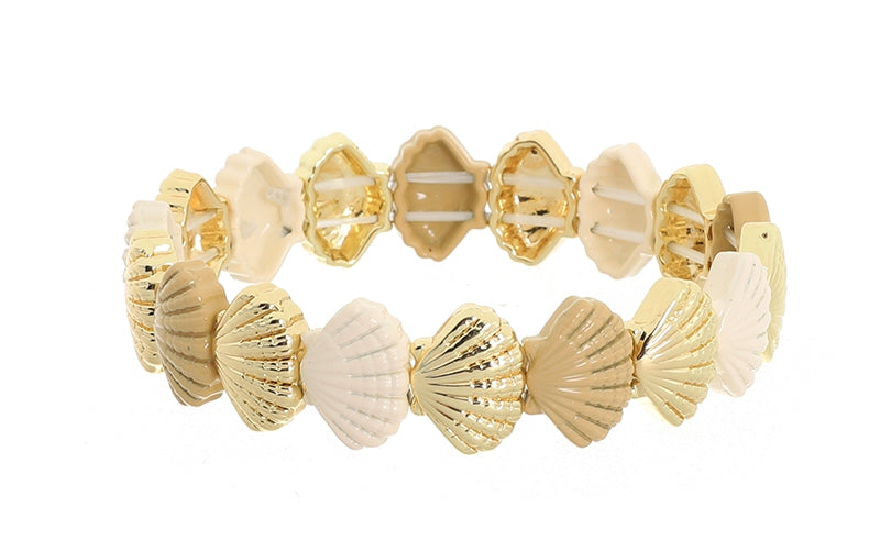 I'm Dutch naturel damesarmband Shell
