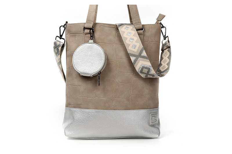 I'm Dutch schoudertas/shopper Lyon grijs