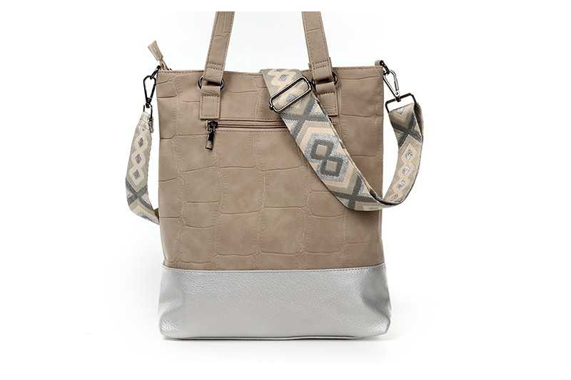 I'm Dutch schoudertas/shopper Lyon grijs