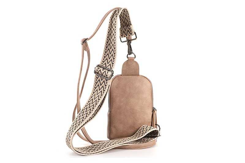 I'm Dutch crossbodytas Bakkum camel