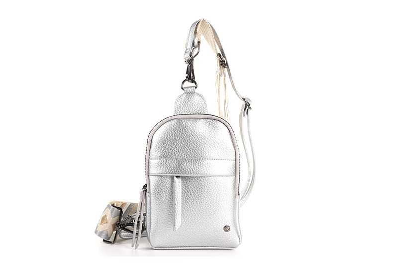 I'm Dutch crossbodytas Bakkum silver