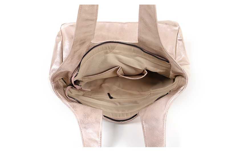 I'm Dutch schoudertas/shopper Nice rose gold