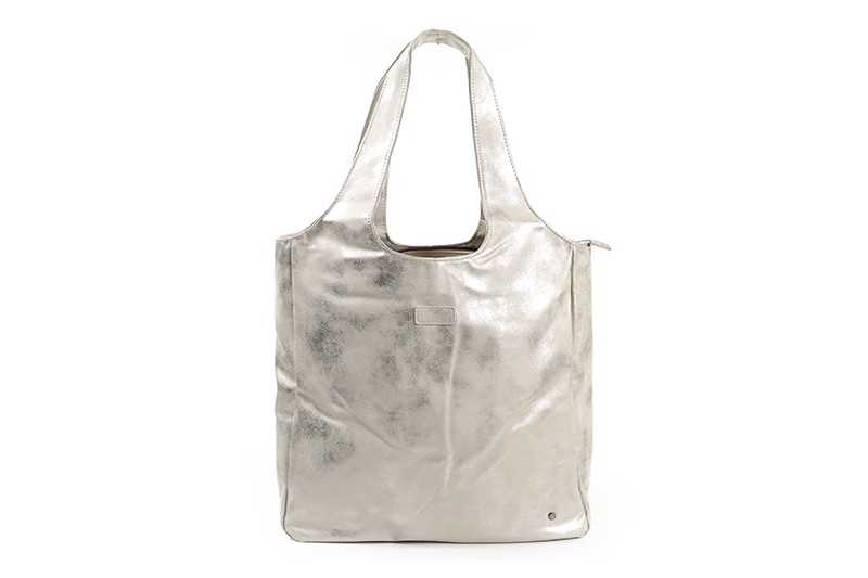 I'm Dutch schoudertas/shopper Nice silver