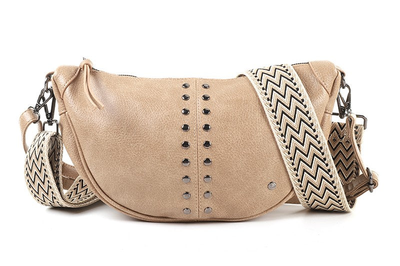 I'm Dutch crossbodytas Faro camel