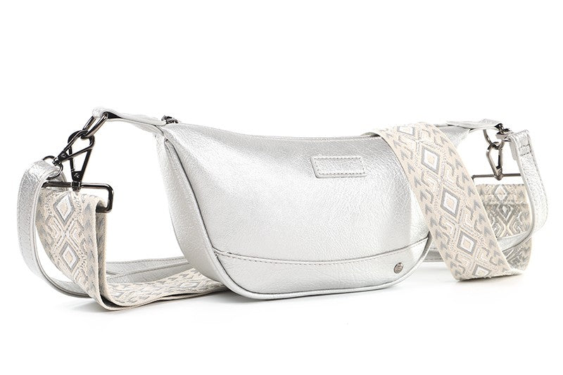 I'm Dutch crossbody tasje Kingston zilver