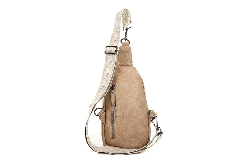 I'm Dutch crossbodytas Mattie taupe