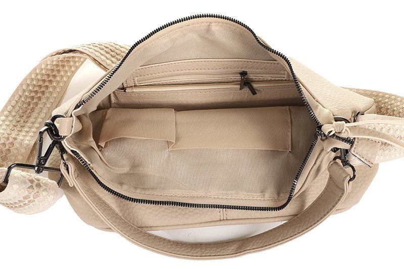 I'm Dutch schoudertas Breda naturel