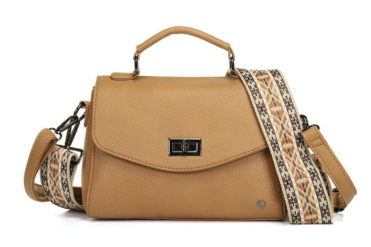 I'm Dutch hand/schoudertas Machelen camel