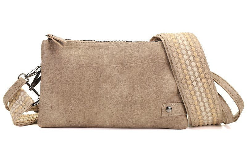 I'm Dutch telefoon/schoudertas Sheffield taupe