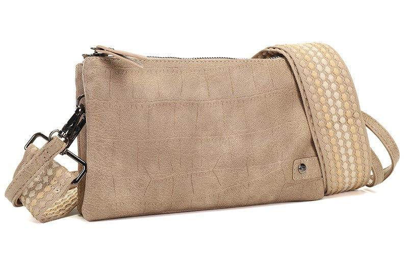 I'm Dutch telefoon/schoudertas Sheffield taupe