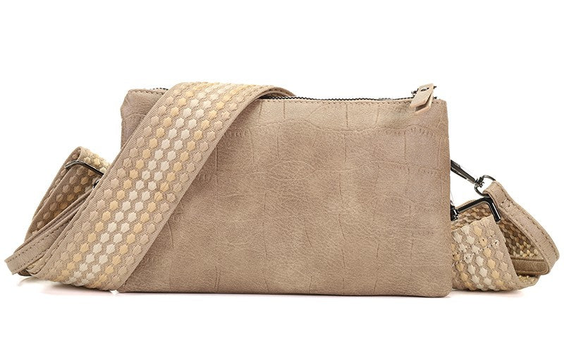 I'm Dutch telefoon/schoudertas Sheffield taupe