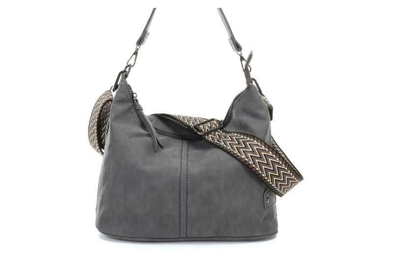 I'm Dutch schoudertas new Palma met geweven band dark blue