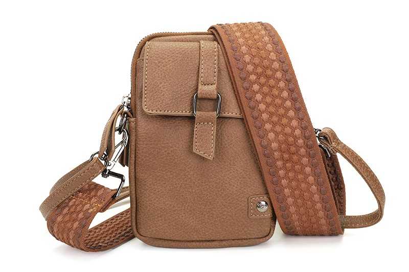 I'm Dutch telefoon/schoudertas Dublin camel