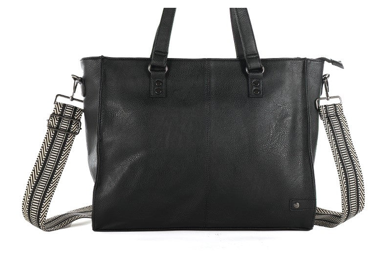 I'm Dutch schoudertas/shopper Veghel zwart