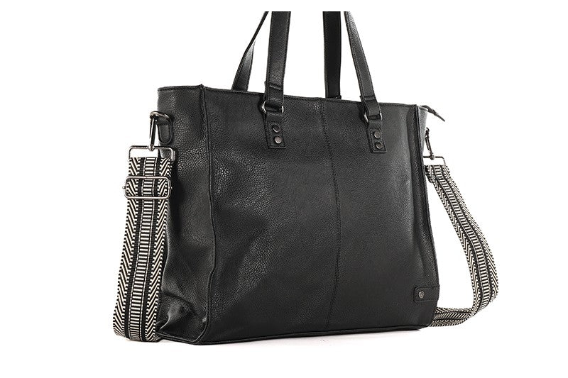 I'm Dutch schoudertas/shopper Veghel zwart