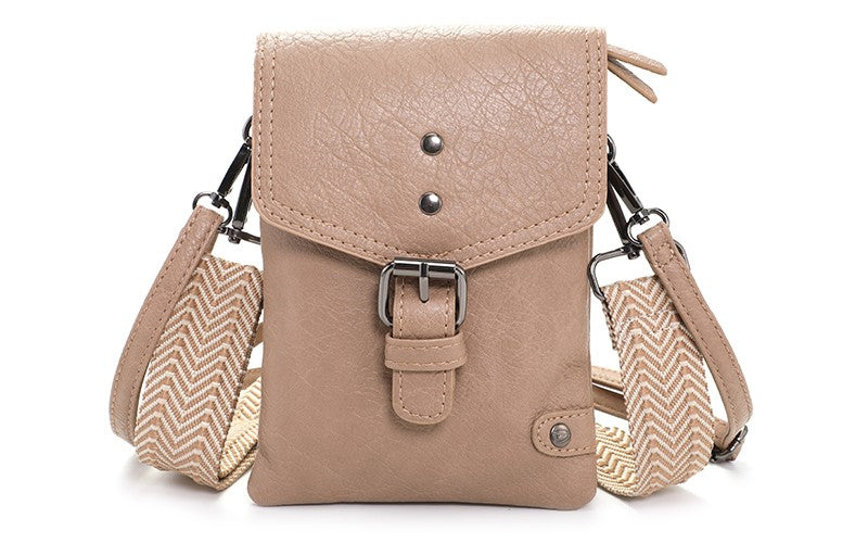 I'm Dutch telefoon/schoudertas Kansas khaki