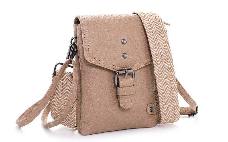I'm Dutch telefoon/schoudertas Kansas khaki