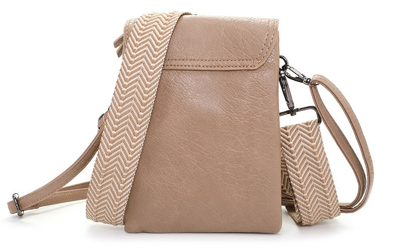 I'm Dutch telefoon/schoudertas Kansas khaki
