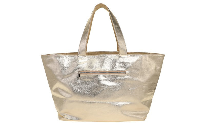I'm Dutch schoudertas/shopper Seychelle champagne