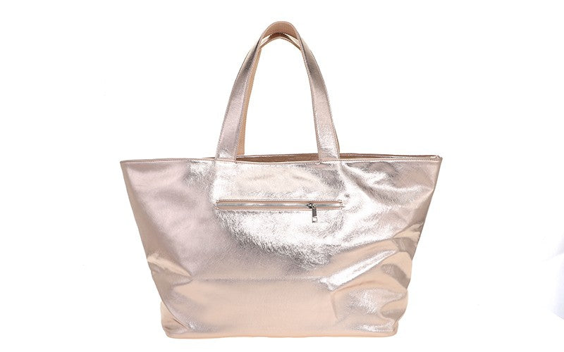 I'm Dutch schoudertas/shopper Seychelle pink champagne