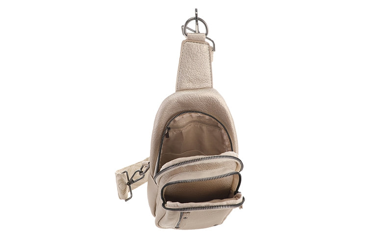 I'm Dutch crossbodytas Mattie champagne