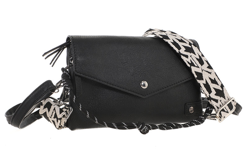 I'm Dutch crossbody schoudertas Stanfield black zwart