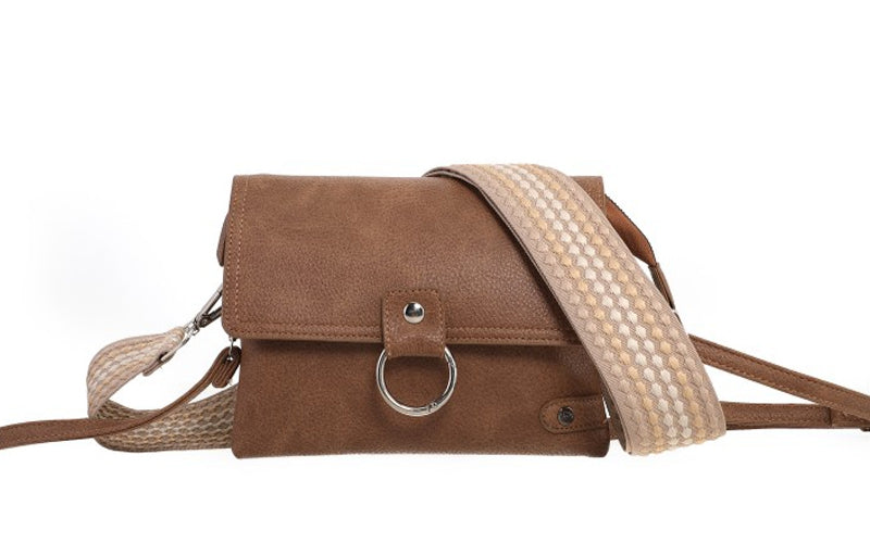 I'm Dutch schoudertas Weston camel