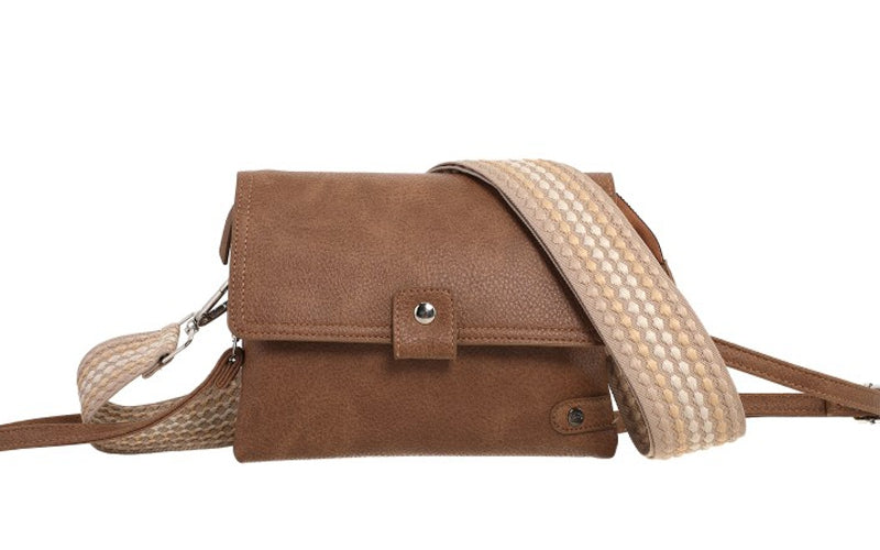 I'm Dutch schoudertas Weston camel