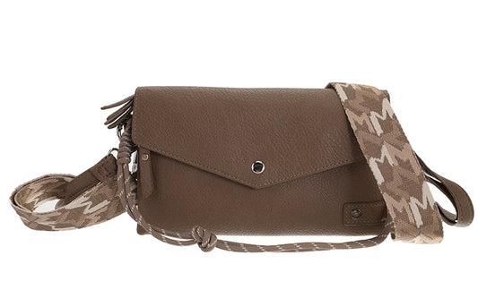 I'm Dutch crossbody schoudertas Stanfield dark camel