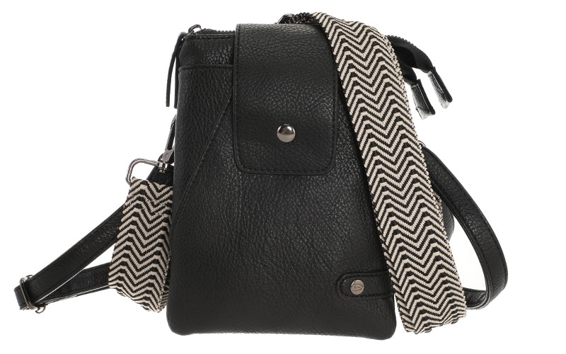 I'm Dutch telefoon/schoudertas Horton black zwart