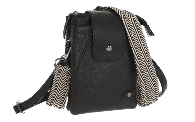 I'm Dutch telefoon/schoudertas Horton black zwart