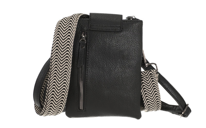 I'm Dutch telefoon/schoudertas Horton black zwart
