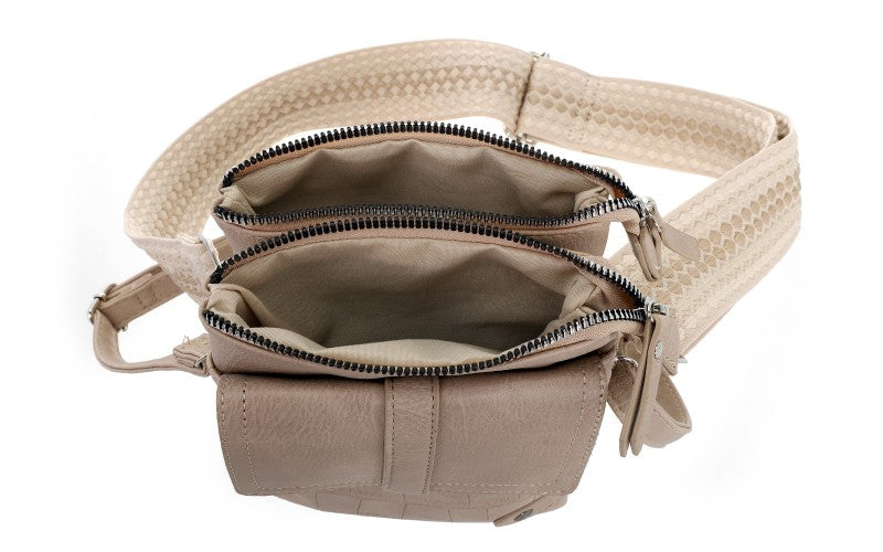 I'm Dutch telefoon/schoudertas Tyler naturel