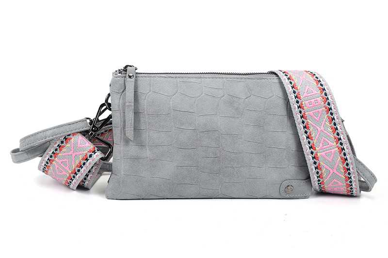 I'm Dutch Blue New Amsterdam schoudertasje/crossbody met 2 banden PU leer