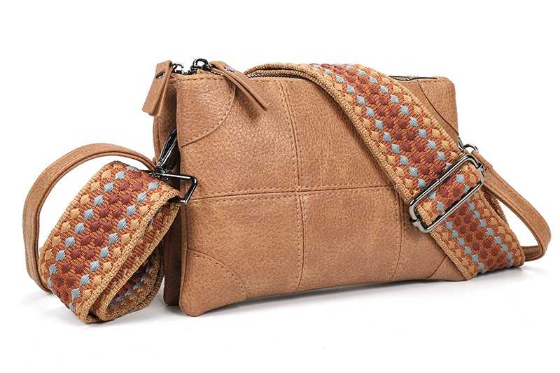 I'm Dutch schoudertasje/clutch Alkmaar camel
