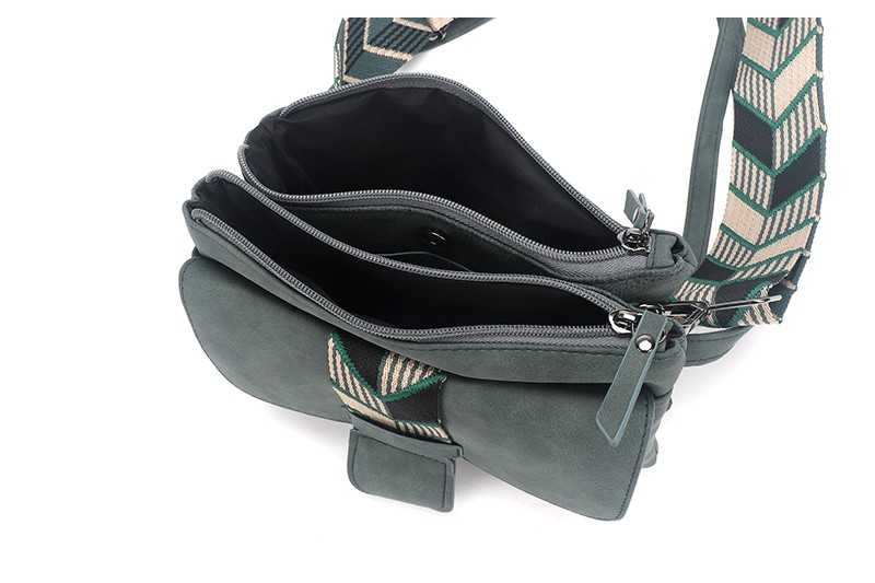 I'm Dutch crossbody en schoudertasje Milaan PU leer groen new