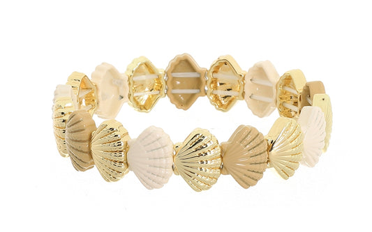 I'm Dutch naturel damesarmband Shell