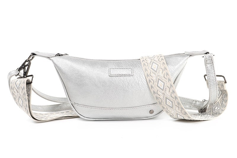 I'm Dutch crossbody tasje Kingston zilver