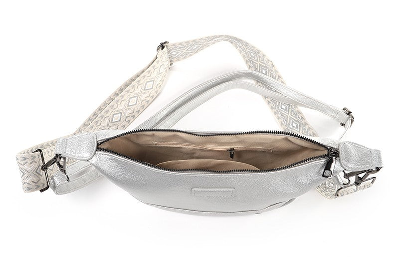 I'm Dutch crossbody tasje Kingston zilver