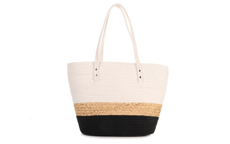 I'm Dutch strandtas beachshopper Moreno zwart black
