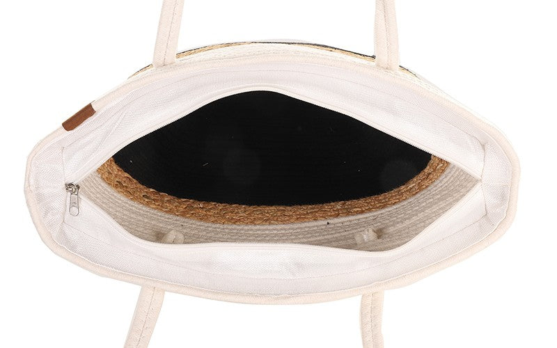 I'm Dutch strandtas beachshopper Moreno zwart black