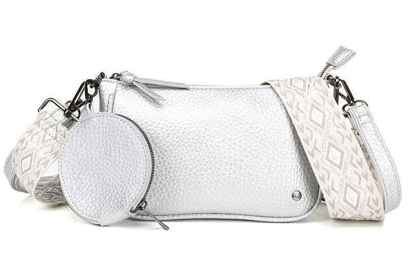 I'm Dutch schoudertas Geneve silver