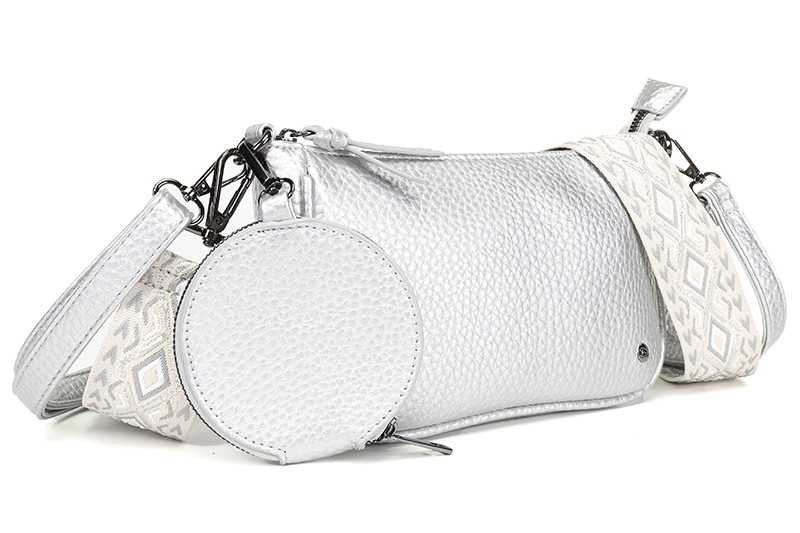 I'm Dutch schoudertas Geneve silver