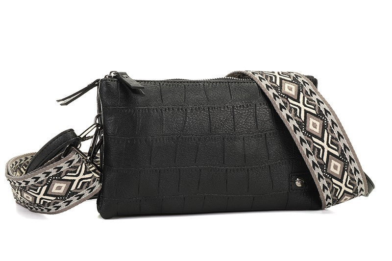 I'm Dutch telefoon/schoudertas Sheffield zwart black