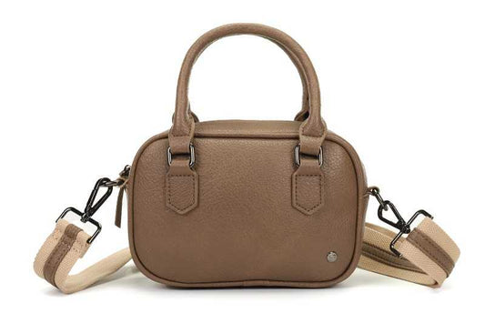 I'm Dutch hand/schoudertas Miami dark camel