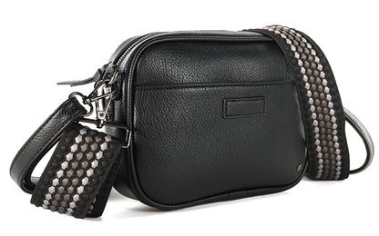 I'm Dutch schoudertas Santorini zwart black
