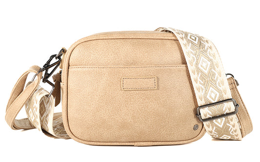 I'm Dutch schoudertas Santorini taupe