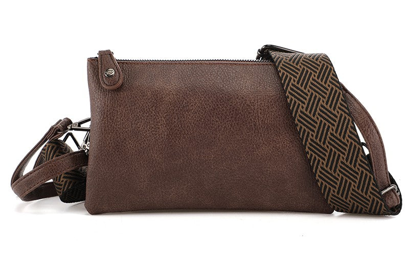 I'm Dutch dames- / schoudertasje New York dark bordeaux PU leer 