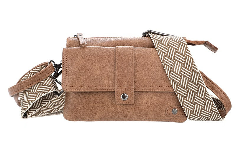 I'm Dutch telefoon/schoudertas Naarden camel